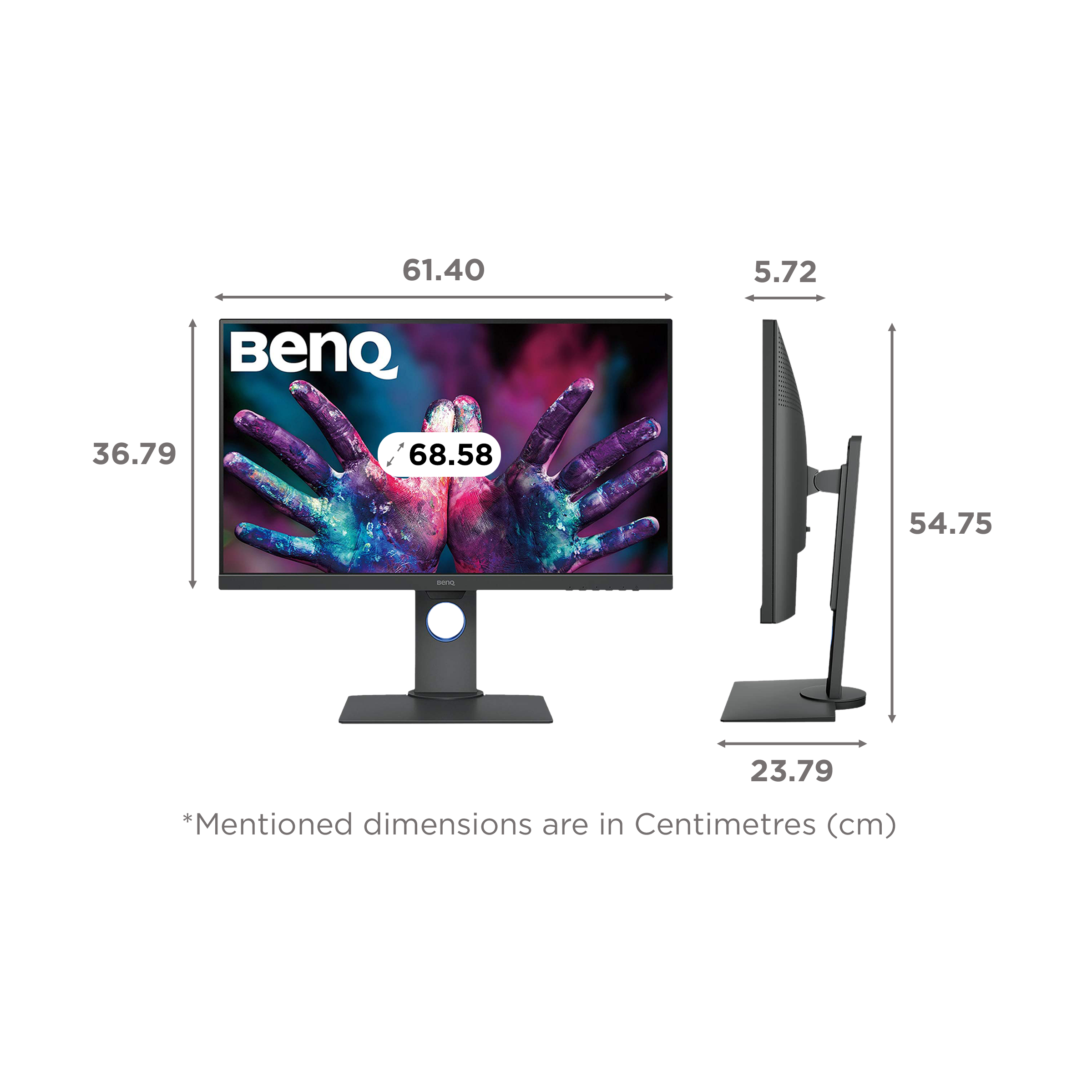 Buy BenQ DesignVue 68.58 cm (27 inch) Ultra HD 4K IPS Panel LCD